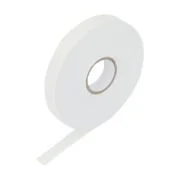 Banda dublu adeziva Grand, buretata, 12mm x 3m, alb