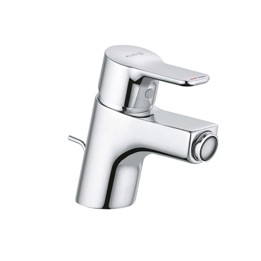 Baterie bideu crom Kludi cu ventil inclus, Pure  Easy