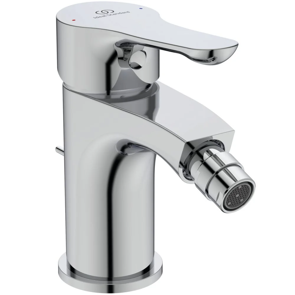 Baterie bideu Ideal Standard Alpha crom lucios cu ventil inclus