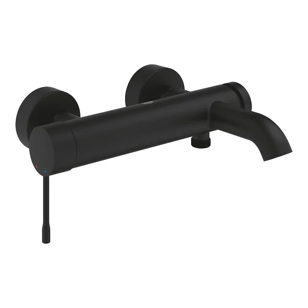 Baterie cada negru mat Phantom Black, Grohe Essence