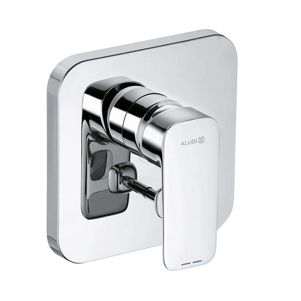Baterie cada sau dus Kludi Pure  Style incastrata pentru corp ingropat, crom