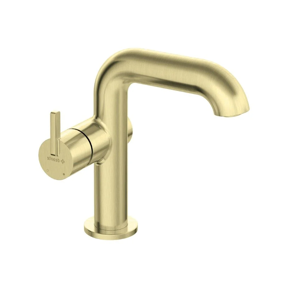 Baterie Chiuveta baie culoare auriu periat Deante Silia 2