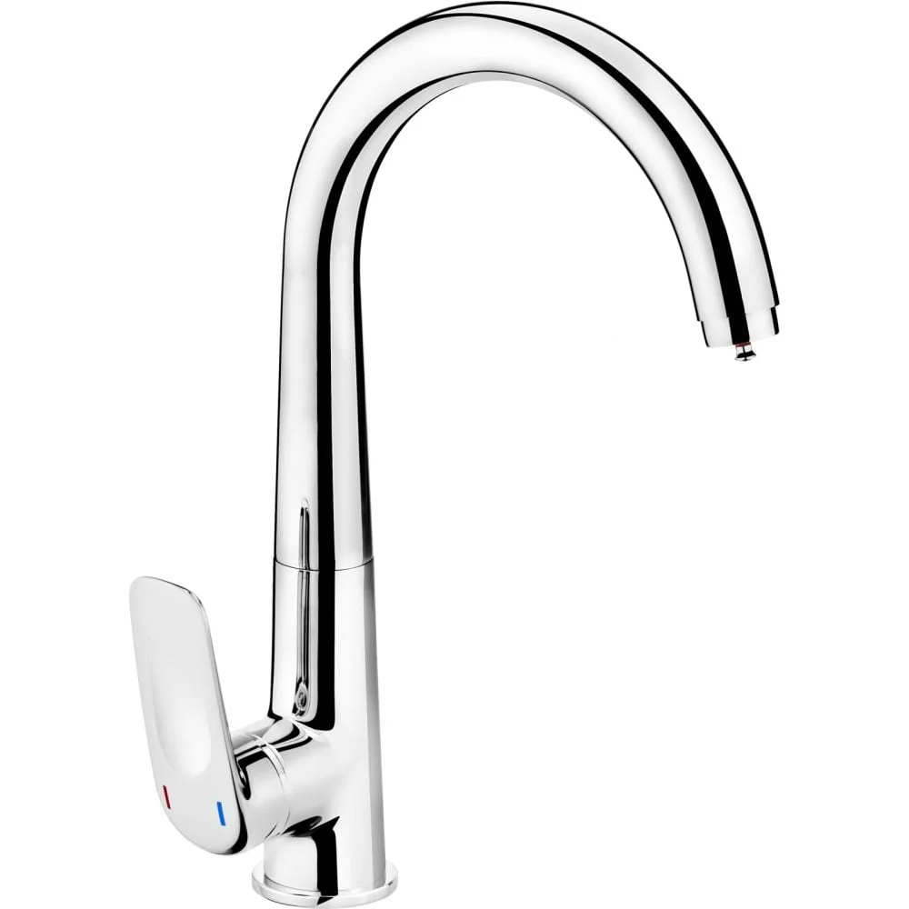 Baterie chiuveta bucatarie cu aerator start-stop crom Deante Coriander