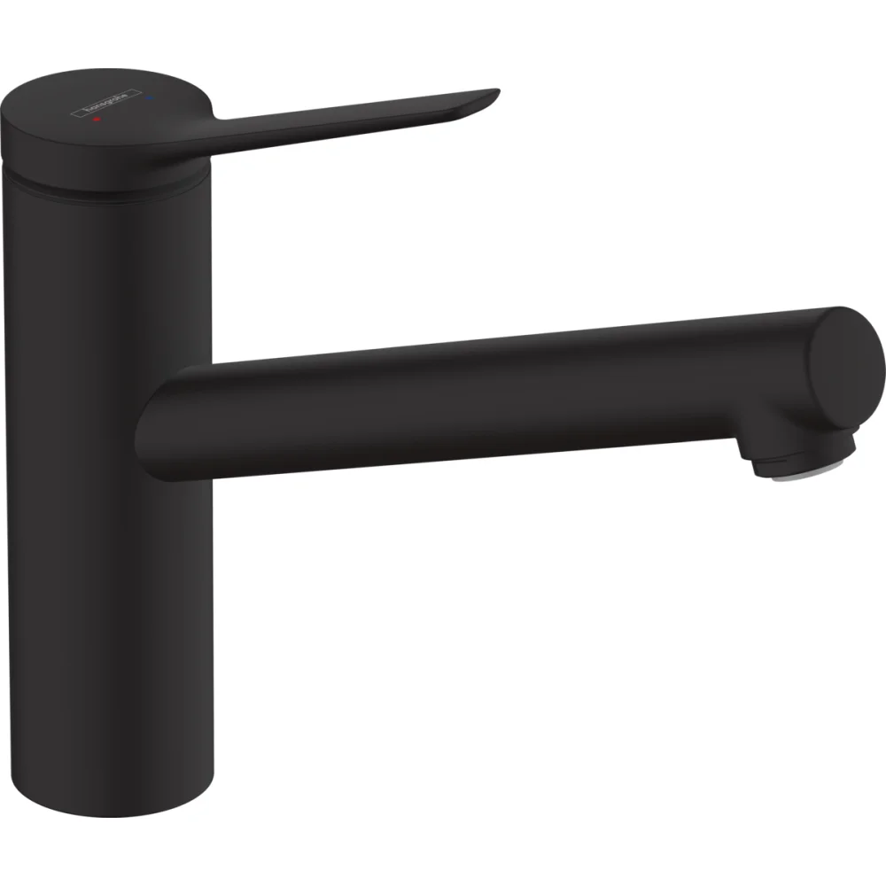 Baterie chiuveta bucatarie negru mat, monocomanda Hansgrohe Zesis M33 74802670