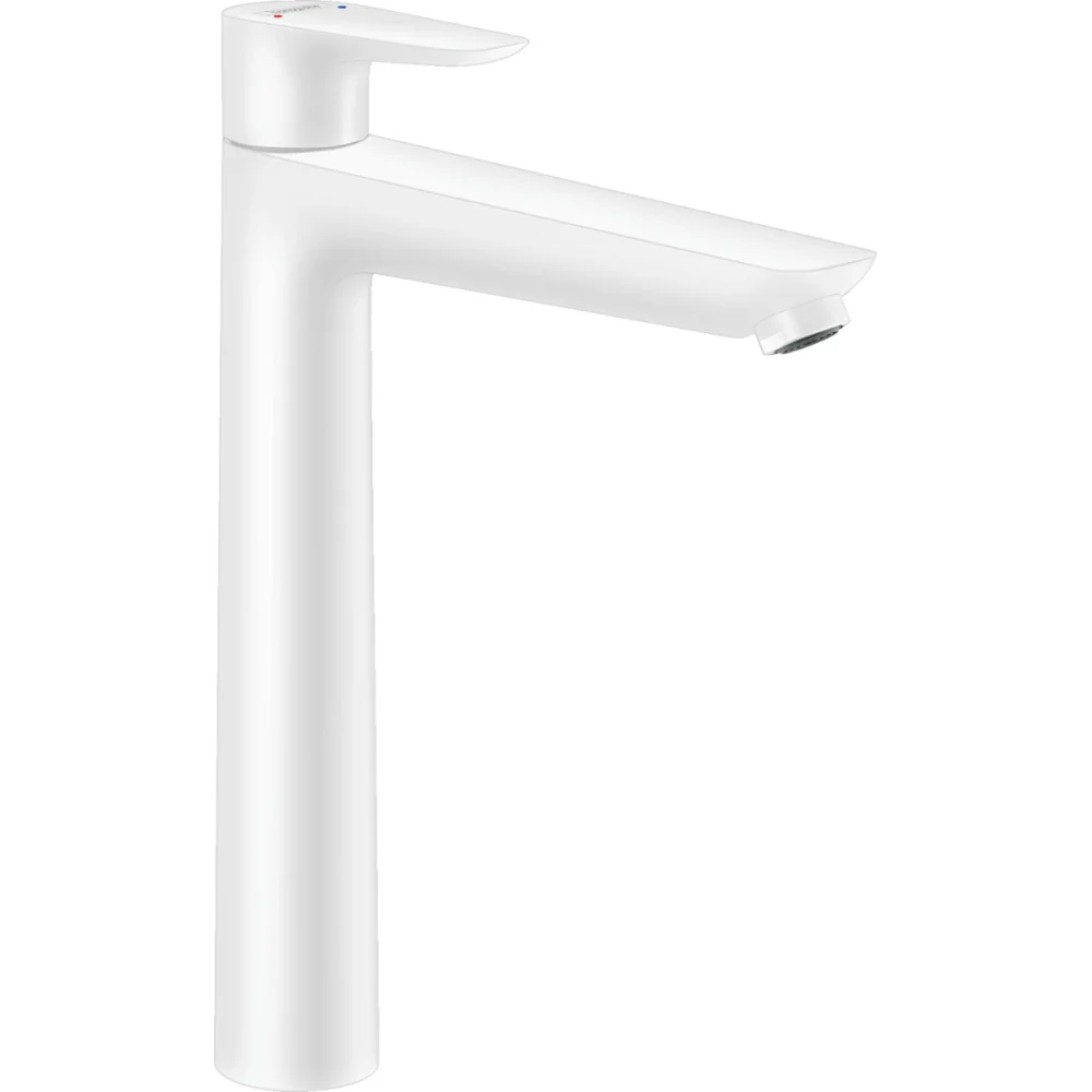 Baterie lavoar alb mat, ventil inclus, Hansgrohe Talis E 240