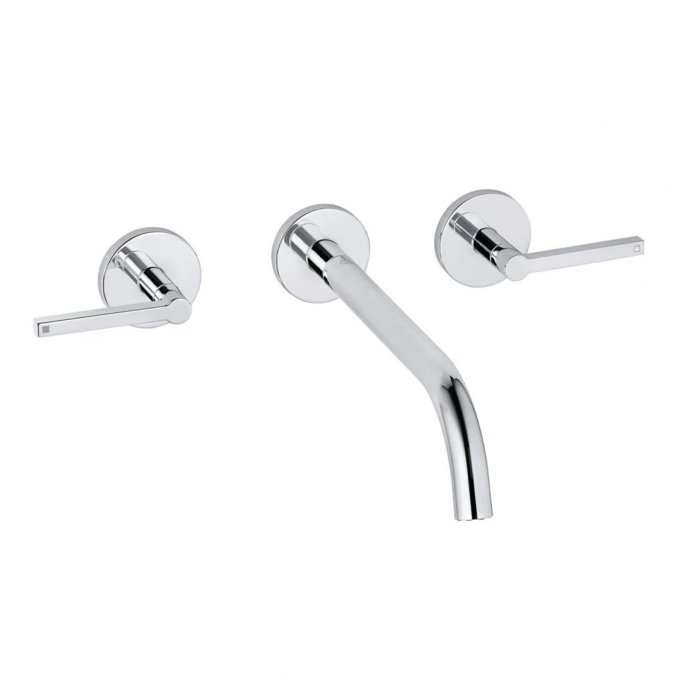 Baterie lavoar incastrata dubla comanda Kludi Nova Fonte, pipa 240 mm, crom lucios