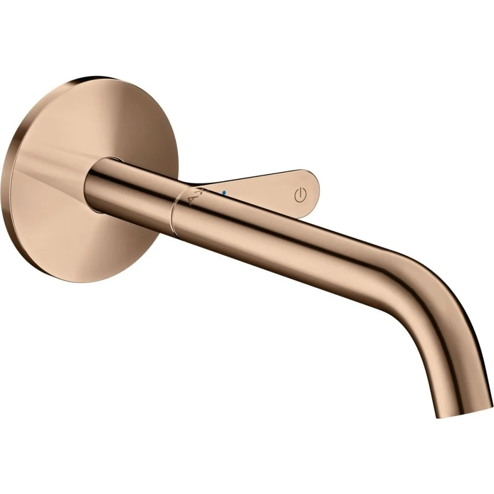 Baterie lavoar incastrata red gold lucios, pipa 220 mm, Hansgrohe Axor One Select