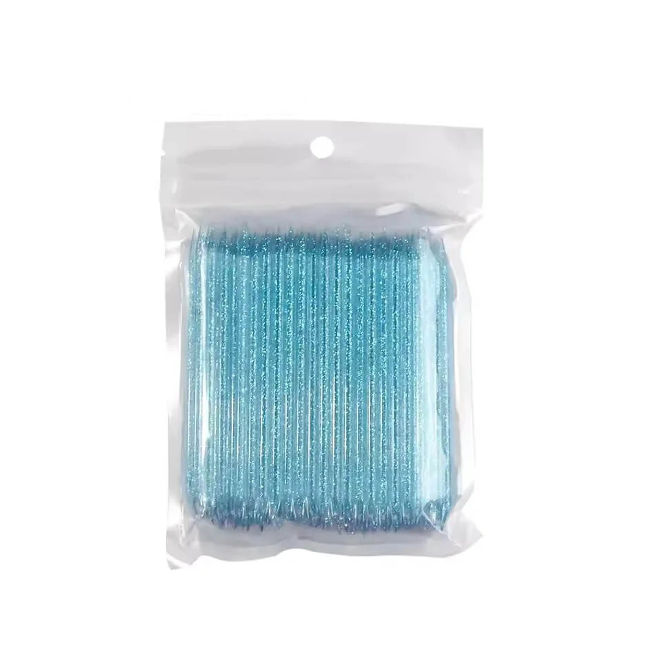 Betisoare Pentru Impins Cuticula Din PVC Set 100 Bucati- Albastru - Everin