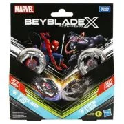 Beyblade X Marvel set duo Spider man 3-60f si Venom 3-80n