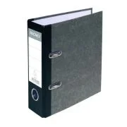 Biblioraft carton marmorat Noki 56411-300, A4, portret, 7cm, negru