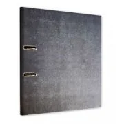 Biblioraft carton marmorat Noki 56412-300, A4, portret, 5cm, negru