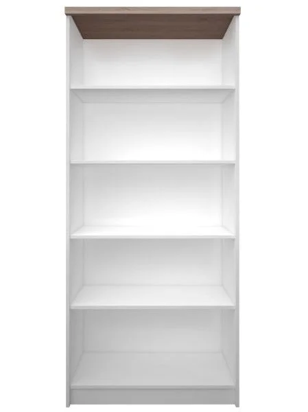 Biblioteca deschisa TOP MIX, alb, 80x33x183 cm