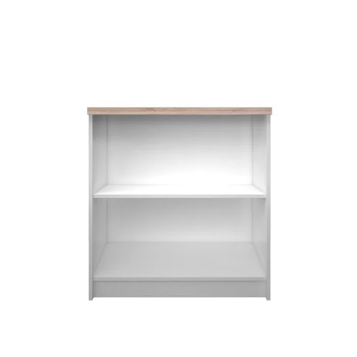 Biblioteca deschisa TOP MIX, alb, 80x33x85 cm