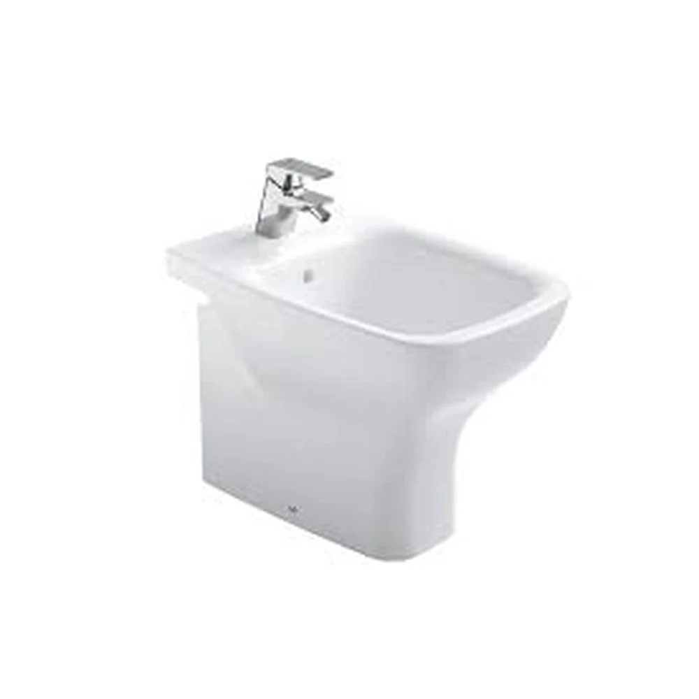 Bideu stativ Gala Street Square, back to wall, alb