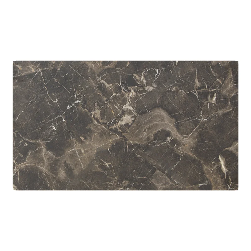 Blat de masa Verhia, Gri inchis, Aspect marmura, 12 mm, 69x120 cm