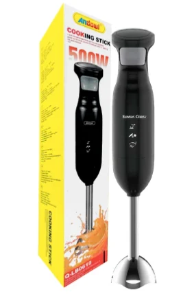Blender de mana cu imersie de 500 W design ergonomic multifuncțional Q LB0619