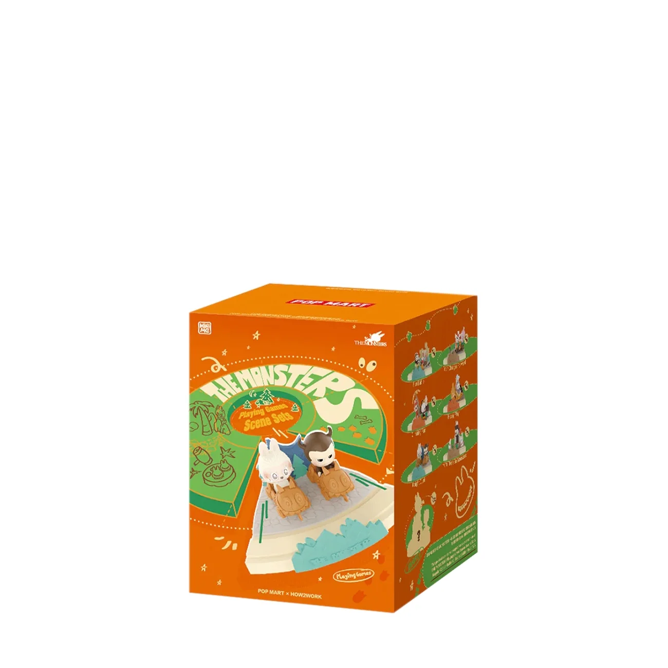 Blindbox the monsters playing games scene sets