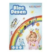 Bloc de desen A4 Keyroad, 16 file, 170g/mp