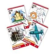 Bloc de desen A4 Pigna, Coli nelipite, 16 file, 160g/mp