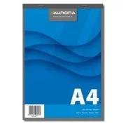 Blocnotes capsat, A4, 100 file - 60gsm, microperforatii, AURORA Office - dictando