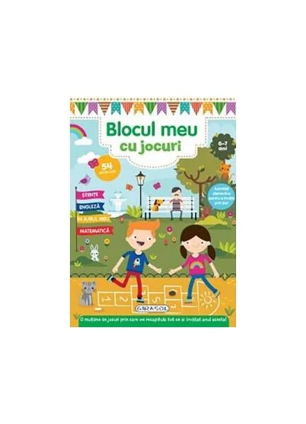 Blocul meu cu jocuri 6-7 ani - Paperback - *** - Girasol