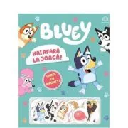 Bluey - Hai afara la joaca! Carte cu magneti