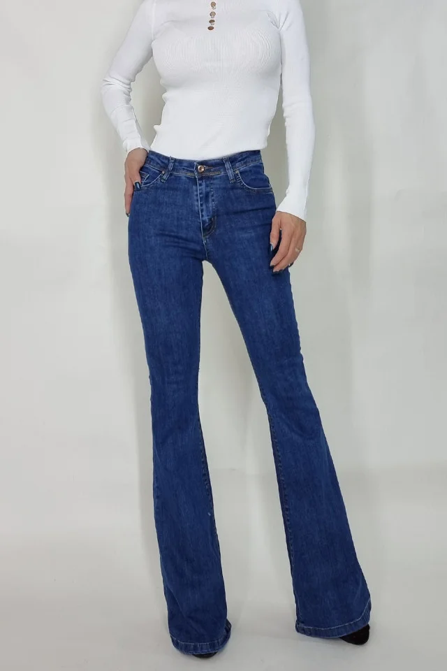 Blugi dama evazati, Daria, Albastru inchis