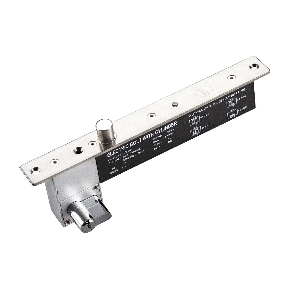 Bolt electric fail-secure YB-630B(LED), 2000 Kg, 12 Vcc, 19613 N