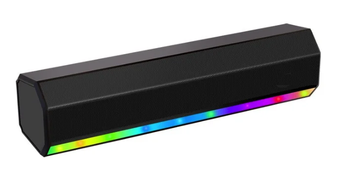 Boxa Bluetooth KP 557 putere 10W USB TF FM TWS BT AUX si lumina RGB