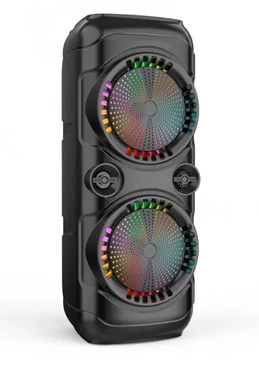 Boxa portabila ZQS8229W cu microfon putere 40W baterie 4500mAh LED 2x8inch