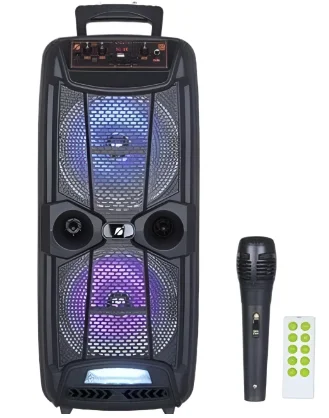 Boxa wireless KTS 1743 cu microfon telecomanda 8 x 2 inch