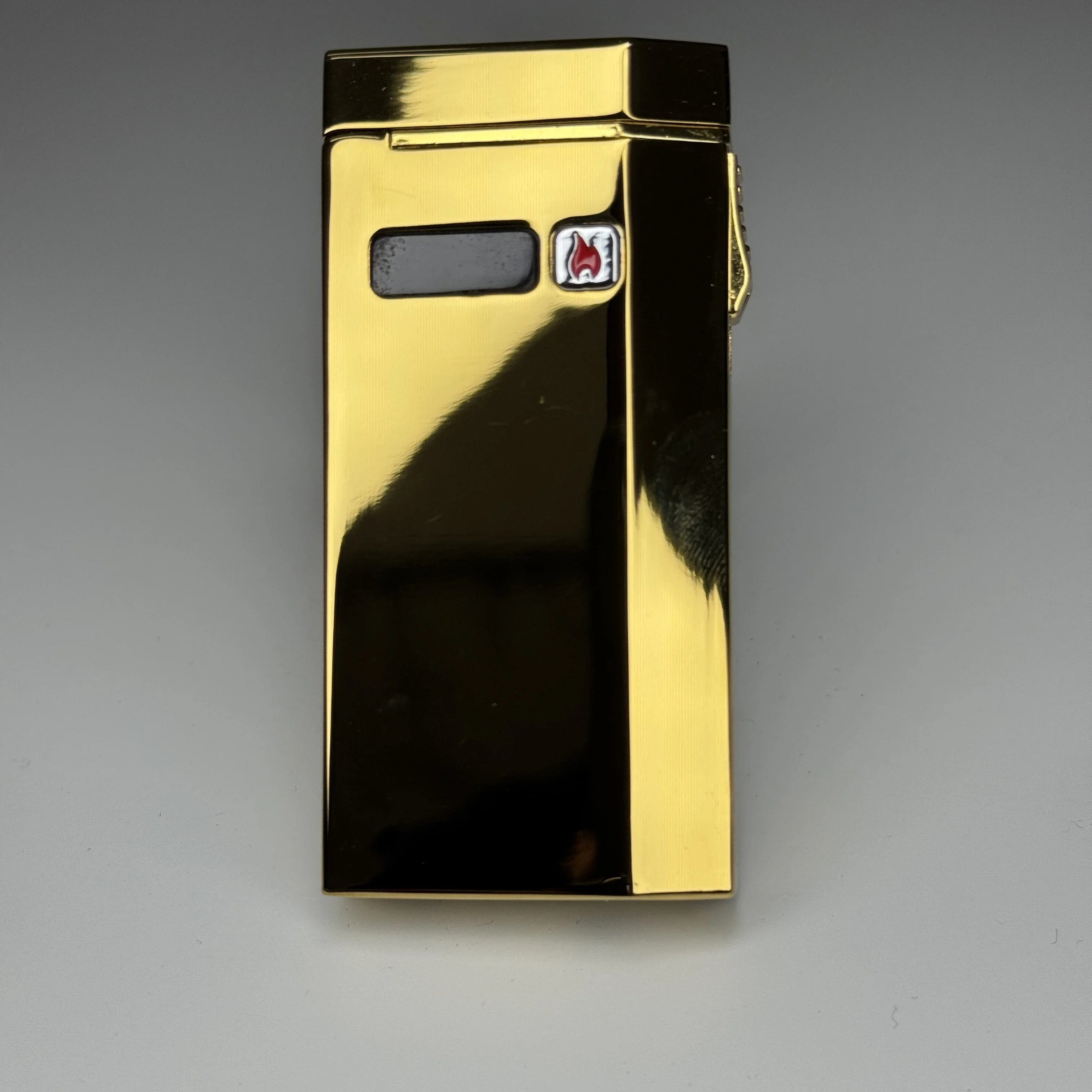 Bricheta GOLD cu aprindere electrica in X si Flacara