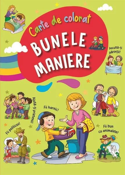 Bunele maniere 2. Carte de colorat (verde) - Paperback - *** - Flamingo