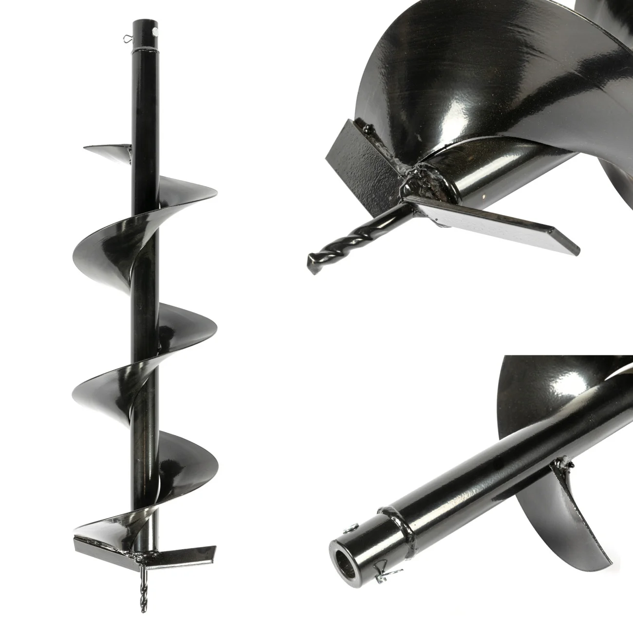 Burghiu pamant 200mm x 800mm, pentru motoburghiu, universal