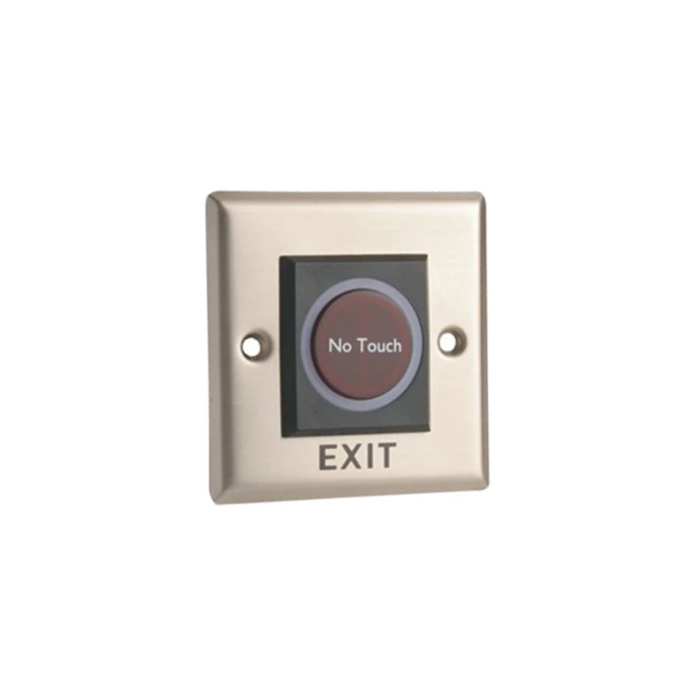 Buton cerere iesire cu infrarosu Dahua ASF908, inox, NO/NC, fara contact, montaj aplicat