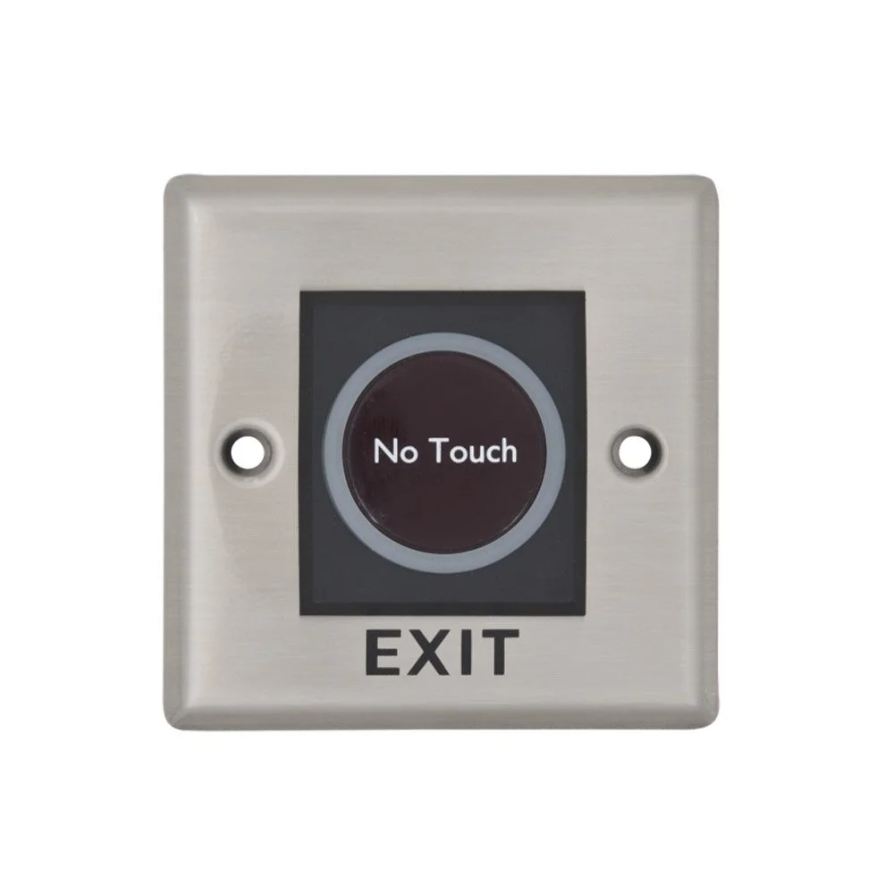 Buton cerere iesire cu LED de stare K2-1, infrarosu, inox, 500000 actionari