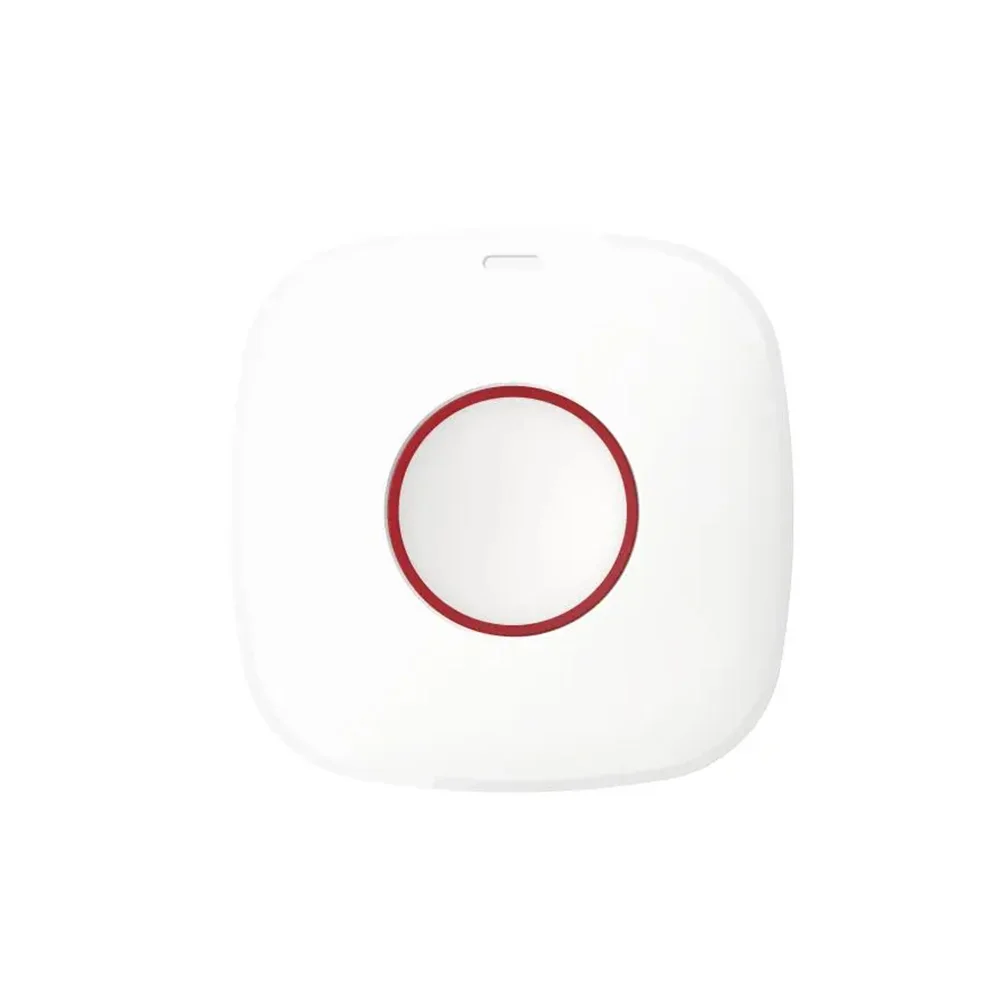 Buton de panica wireless Hikvision AX PRO DS-PDEB1-EG2-WE(B), 1 buton, 1.2 km, 868 MHz, alb