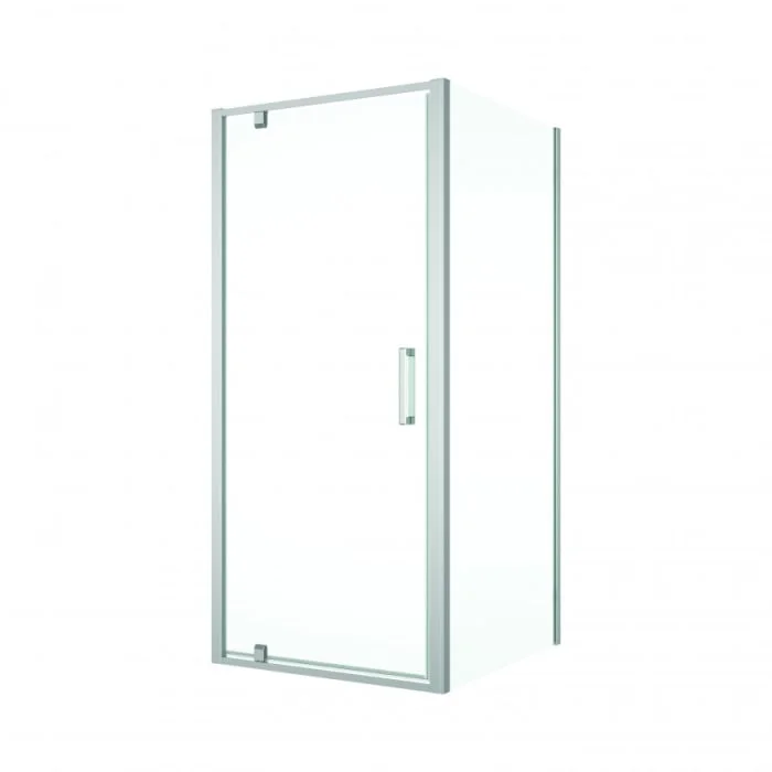 Cabina dus 100x90 cm cu usa batanta, crom lucios, sticla securizata de 6 mm, Sanswiss Ocelia