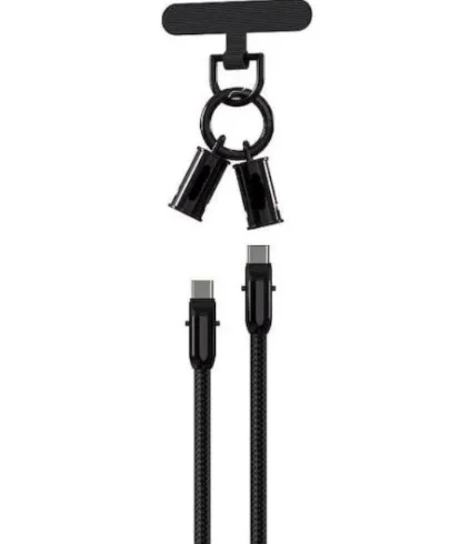 Cablu de date USB C PD 60W cu curea  si conexiune magnetica Andowl Q SJ16A