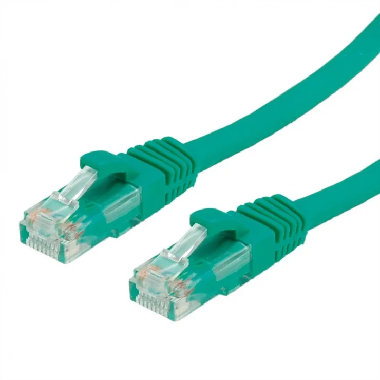 Cablu de retea RJ45 cat. 6A UTP 5m Verde, Value 21.99.1445