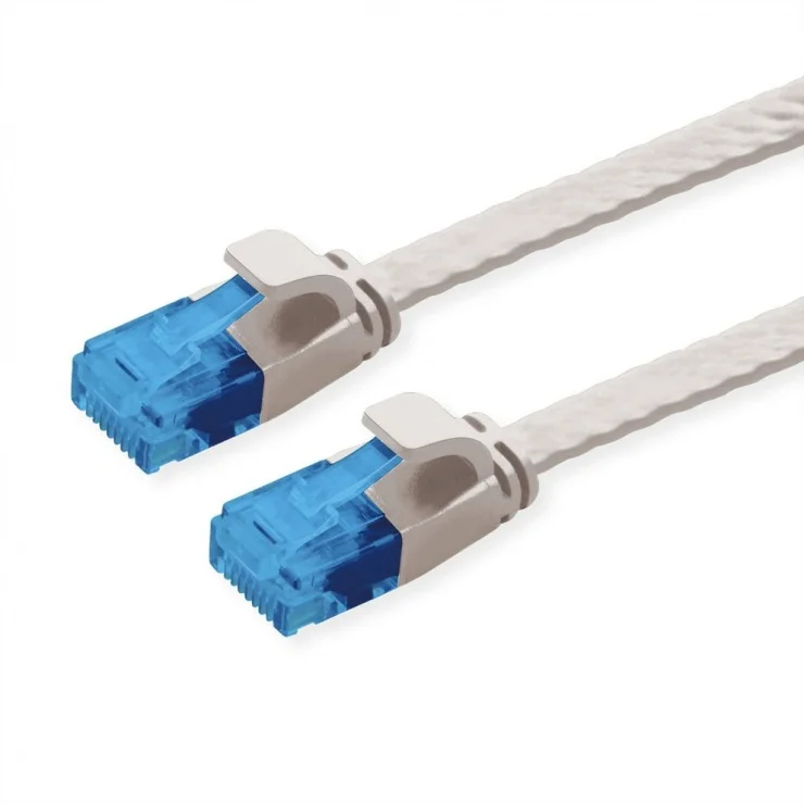 Cablu de retea RJ45 extra flat UTP cat.6A 1m Gri, Value 21.99.2011
