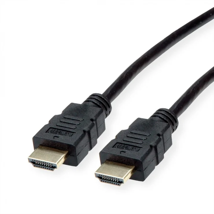Cablu HDMI High Speed cu Ethernet 4K30Hz TPE T-T 5m Negru, Roline 11.04.5934