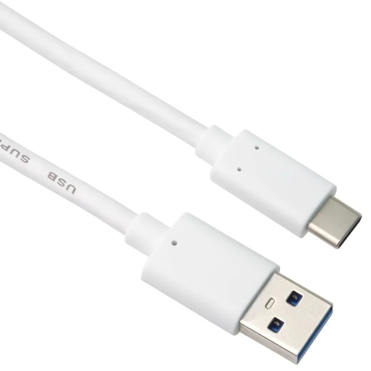 Cablu USB 3.2 Gen 2-C la USB-A 3A T-T 0.5m Alb, ku31ck05w