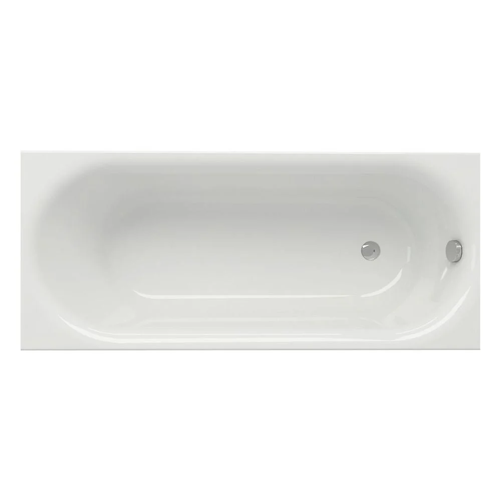 Cada baie incastrata Cersanit Octavia, 170 x 70 cm, dreptunghiulara, alb lucios