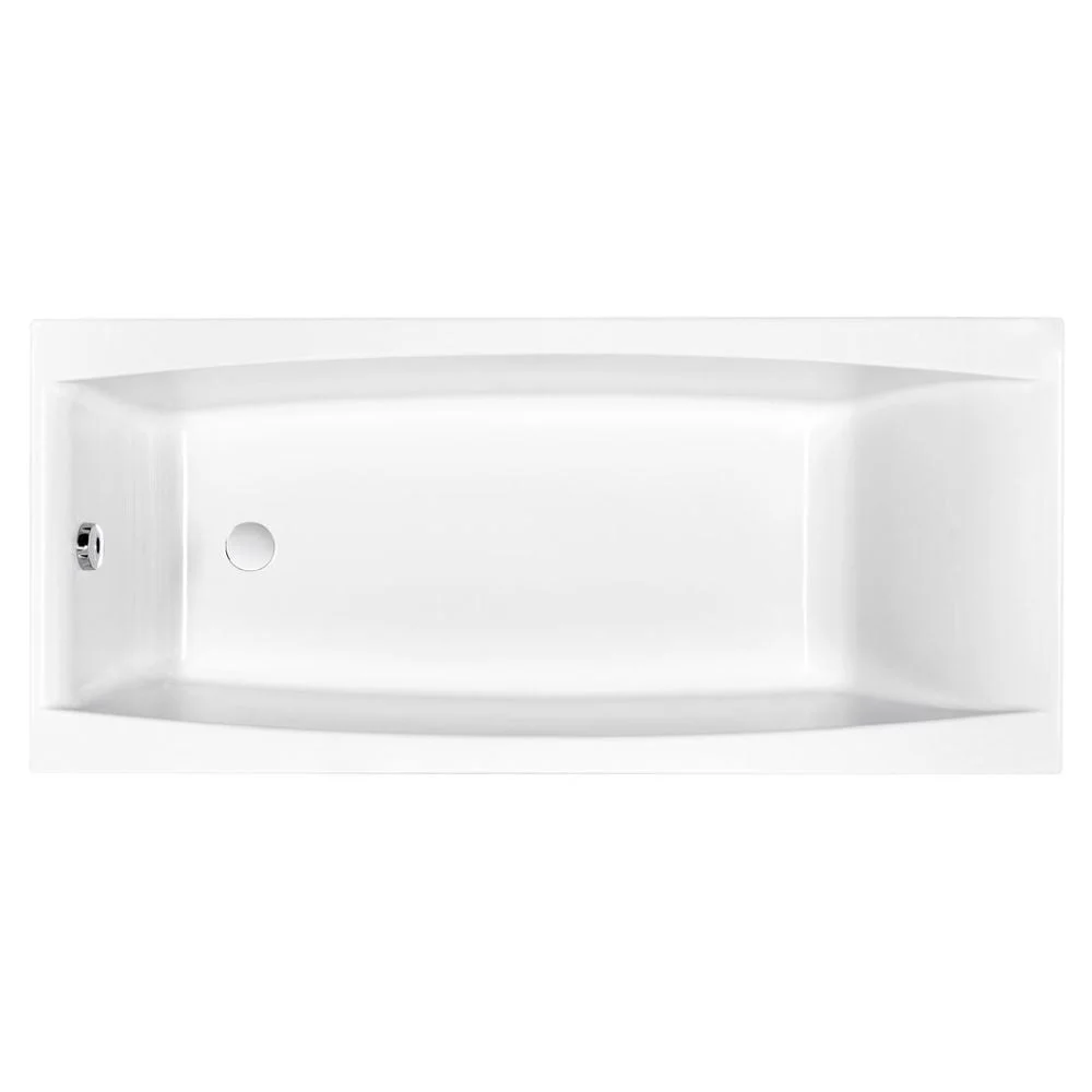 Cada baie incastrata Cersanit Virgo, 170 x 75 cm, dreptunghiulara, alb lucios