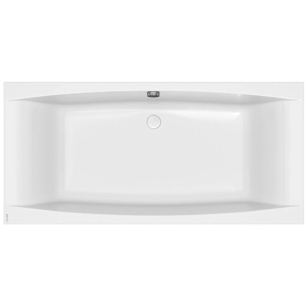 Cada baie incastrata Cersanit Virgo, 190 x 90 cm, dreptunghiulara, alb lucios