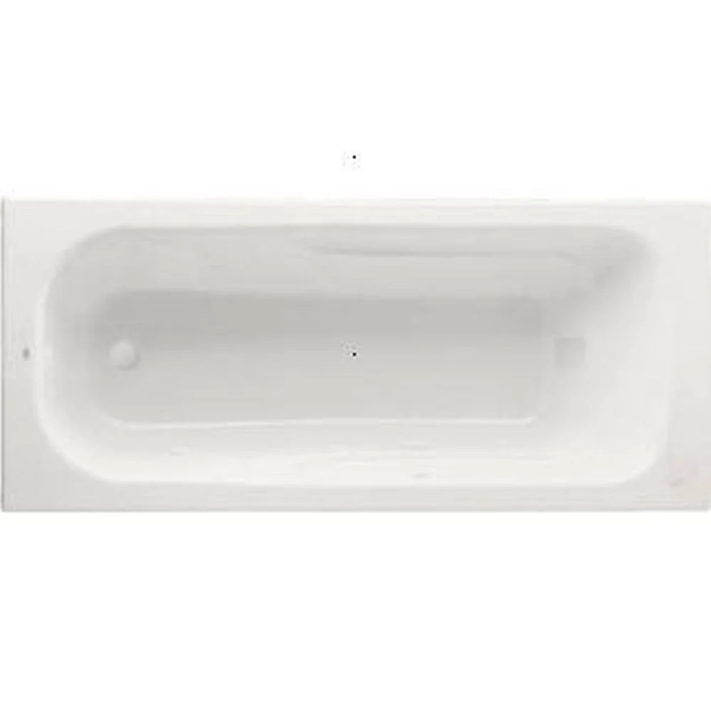 Cada baie incastrata Gala Nila, 150 x 70 cm, dreptunghiulara, alb lucios