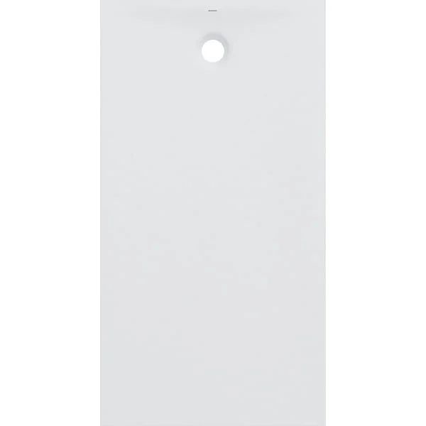 Cadita de dus dreptunghiulara, din rasina de piatra, alba, 140x100x4 cm, pentru inzidire, Geberit, Olana