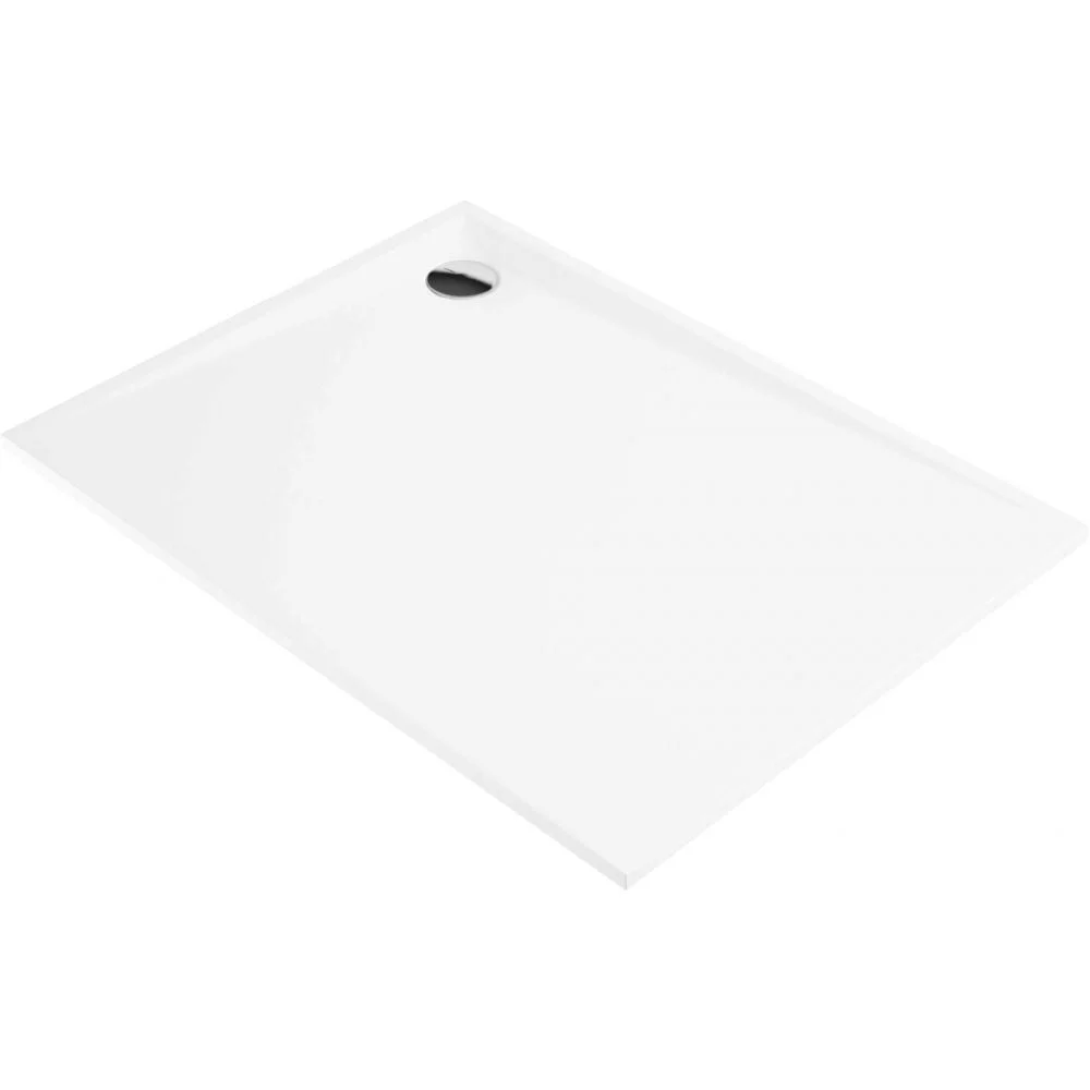 Cadita dus dreptunghiulara alba 100x90 cm Kerria Plus, Deante