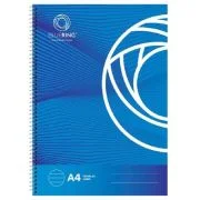 Caiet Bluering, A4, cu spira, 70 file, 70 g, coperta carton, dictando